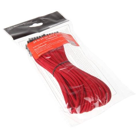 Adattatore ATX 24pin to MB-24pin 300mm, Rosso - Foto 3