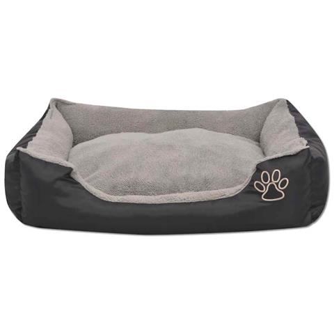 Cuccia Per Cani Con Cuscino Imbottito Taglia L Nero - Foto 2