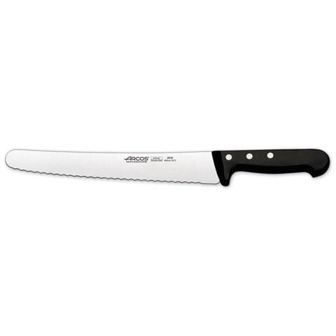 Serie Universal - Coltello Pasticceria Coltello Torta Cake Knife - Lama Acciaio Inossidabile Nitrum 250 Mm - Manico Polioxymetilene (pom) Colore Nero - Foto 1