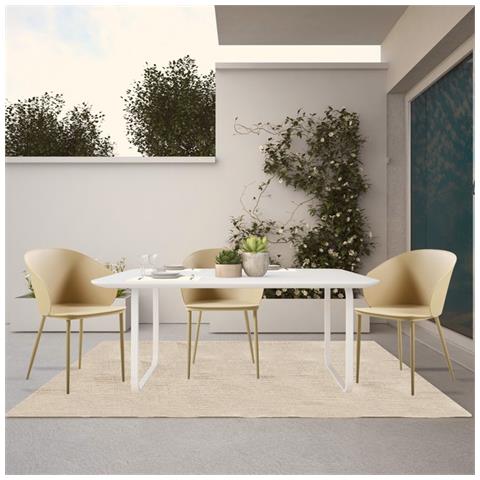 Homemania Set 2 Sedie Dalis con Schienale, Braccioli da Soggiorno, Sala da Pranzo, Scrivania, Ufficio Color Cachi, 55 x 56 x 80,5 cm Homemania Set 2 Sedie Dalis con Schienale, Braccioli da Soggiorno, Sala da Pranzo, Scrivania, Ufficio Color Cachi, 55 x 56 x 80,5 cm