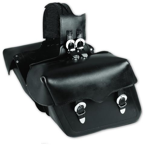 Borsa Moto Bisaccia Rigida Borse Laterali Custom Chopper Nero - Foto 1