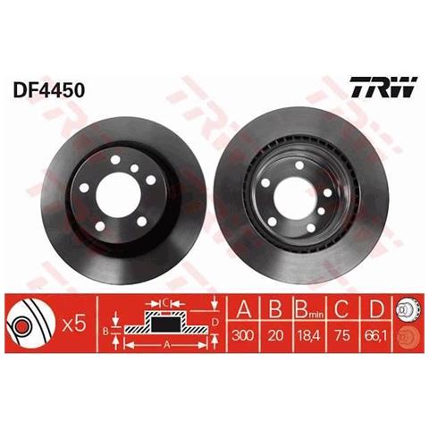 2 Dischi Freno Df4450 - Foto 1