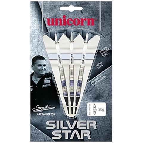Silver Star 80% Tungsten Gary Anderson Soft Tip, Freccette Uomo, 18 G - Foto 2