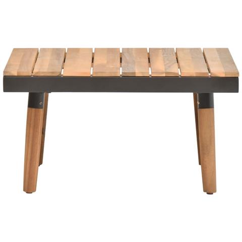 Set Divani da Giardino 4 pz con Cuscini in Massello di Acacia - Foto 7