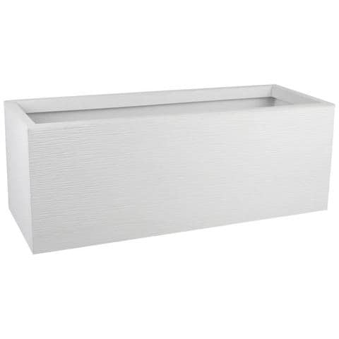 Fioriera Eda Plastica Graphit Up - 57 L - Dimensioni 79,5 X 29,5 X 29,5 Cm - Ceruse Bianco - Foto 1