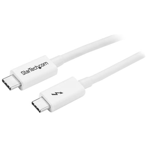 Cavo Thunderbolt 3 - 20Gbps - 1m - Bianco - Compatabile con Thunderbolt, USB e DisplayPort - Foto 1