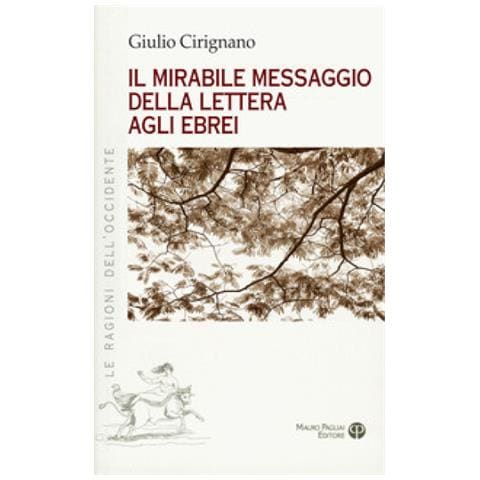 Giulio Cirignano - Il Mirabile Messaggio Della Lettera Agli Ebrei - Foto 1