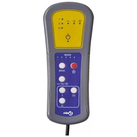 Poltrona Massaggiante Elettrica Grigio Scuro in Tessuto - Foto 2