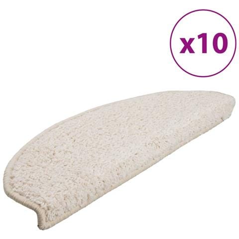 Tappetini Per Scale 10 Pz 65x25 Cm Bianco - Foto 1