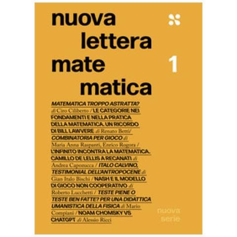 Nuova Lettera Matematica. Vol. 1 - Foto 1