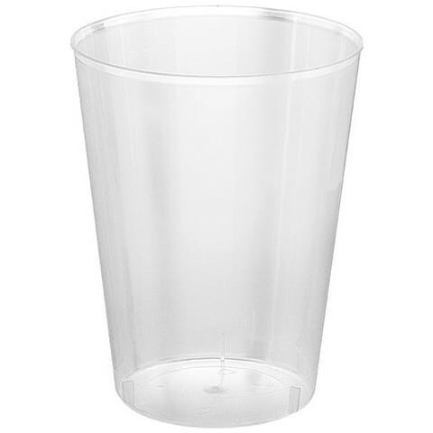 Set Di Tazze Riutilizzabili Algon Trasparente Sidro 500 Ml (10 Unità) - Foto 1