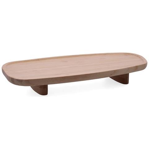 Vassoio Per Aperitivi Bambu Marrone Legno 36 X 15,5 X 4,8 Cm - Foto 1