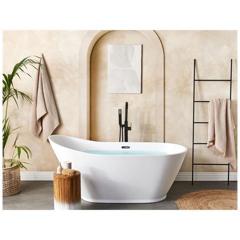 Vasca Da Bagno Freestanding Londrina 170 X 75 Cm Bianco - Foto 1