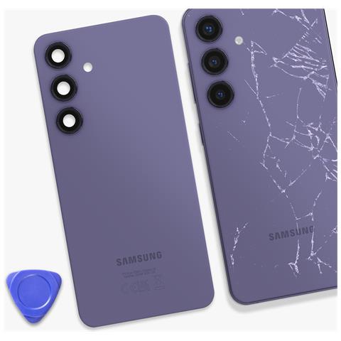 Vetro Posteriore Originale Galaxy S24, Viola Scuro - Foto 2