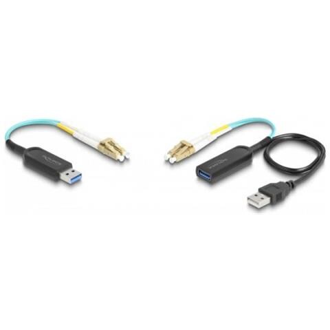 66466 Cavo Usb 0,2 M Usb A Nero - Foto 1