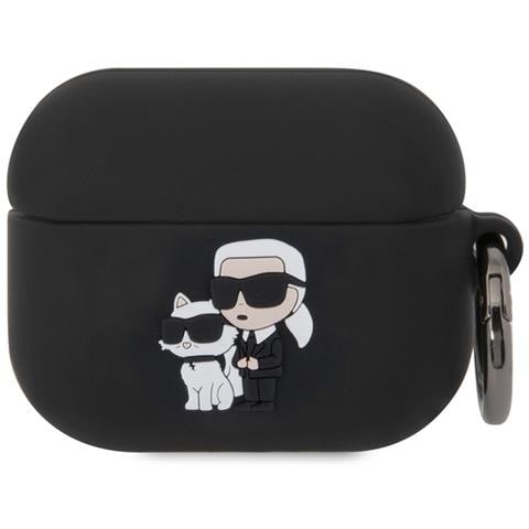 Cover Per Airpods Pro Nft Anti-urto In Silicone Con Anello, Nero - Foto 1