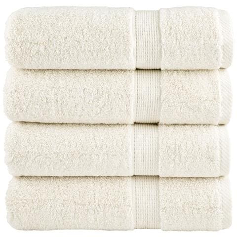 Asciugamani da Bagno SOLUND 2 pz Verdi 100x150 cm 600 g /m² - Foto 1