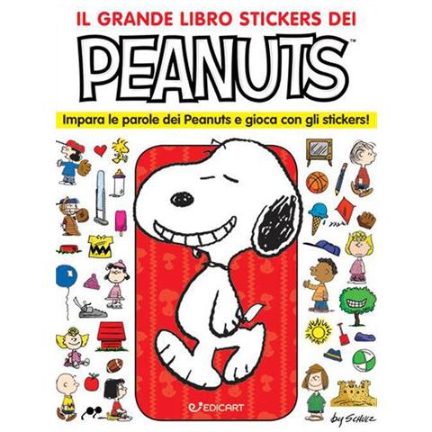 Charles M. Schulz - Il grande libro stickers dei Peanuts. Impara le parole dei Peanuts e gioca con gli stickers! Con adesivi - Foto 1