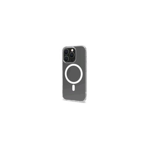 Apple Iphone 16 Pro Cover In Morbido Tpu Trasparente Compatibile Magsave Modulo Magnetico Circolare Bianco - Foto 1