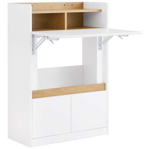 Sobuy Scrivania Pieghevole 63x67x93 Cm Fwt109-wn - Foto 1