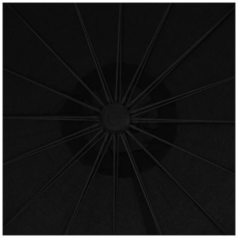 Ombrellone A Sbalzo Nero 3 M Palo In Alluminio - Foto 8