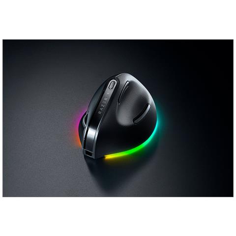 Pro Click V2 Vertical mouse Universale Mano destra RF Wireless + Bluetooth + USB Type-C Ottico 30000 DPI - Foto 1
