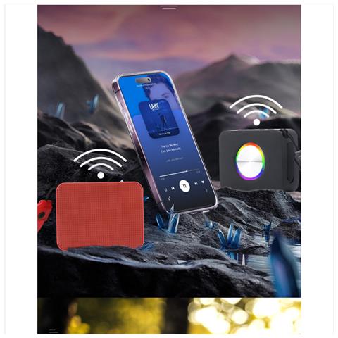 Fm0222 Mini Altoparlante Bluetooth: Compagno Audio Portatile Black - Foto 2