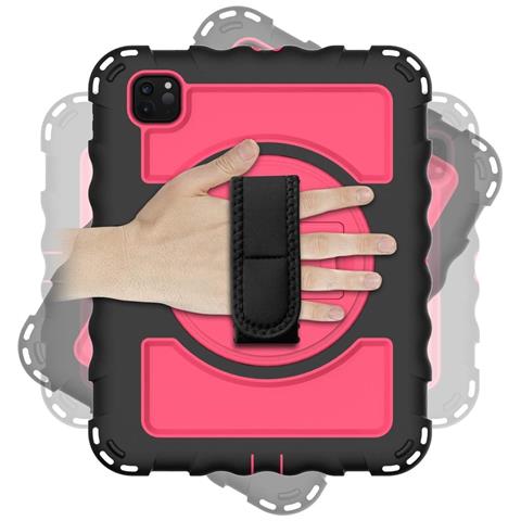 Custodia Per Ipad Air 5/air 4/pro 11"" Con Supporto E Tracolla Rosa - Foto 2