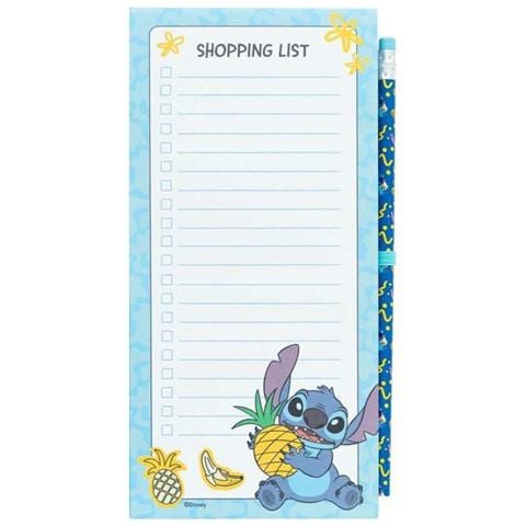 Blocco Note Per Frigorifero Con Calamita E Matita Modello Stitch, Bleu Ciel - Foto 1