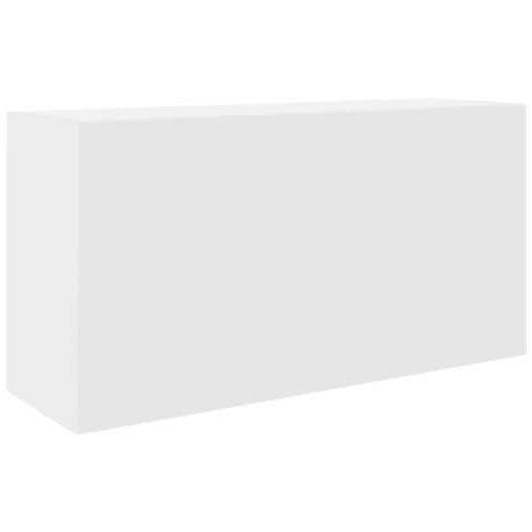 Mobile da Bagno a Parete Bianco 80x25x40 cm in Truciolato - Foto 1