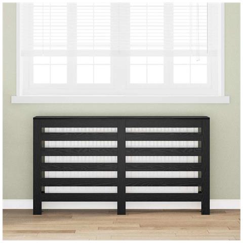 Copertura per radiatori Rovere Nero 149 x 20 x 82 cm - Foto 2