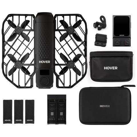 Drone X1 PRO Ultimate Cycling Kit Quadrirotore 12MP Batteria 1920 mAh Memoria 32GB Nero - Foto 1