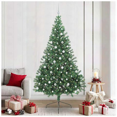 Albero di Natale artificiale con luci integrate Verde 240 cm - Foto 2
