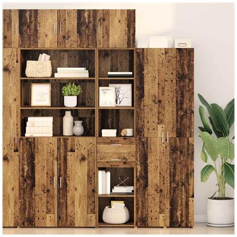 Credenza Legno vecchio 40 x 42,5 x 185 cm Legno multistrato - Foto 2