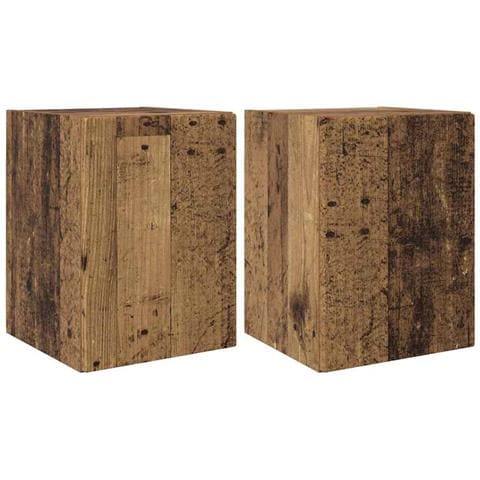 Mobile TV da parete 2 pcs Legno vecchio 30 x 31 x 40 cm - Foto 1