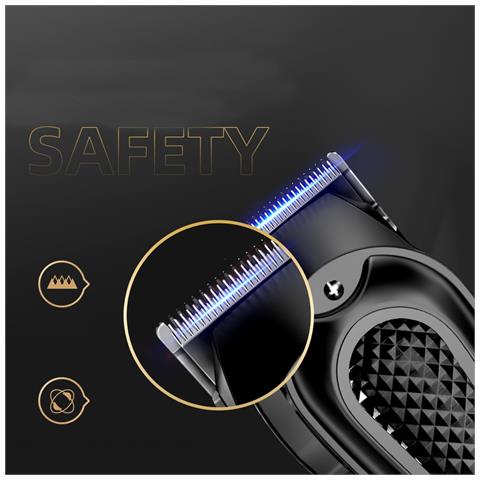 Tagliacapelli Professionale Senza Fili Con Display Lcd, Regolazione Sfumatura E Lunga Durata Della Batteria - Foto 7