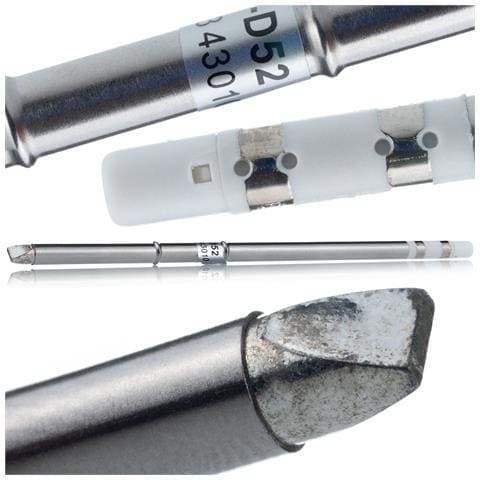 Punta Saldante T12-d52 Con Riscaldatore Integrato - Riscaldamento Rapido, Misurazione Precisa | Compatibile Con Stazioni Saldanti T12 - Foto 1