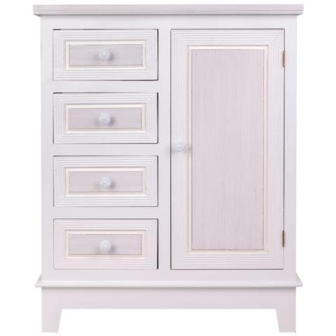 Mobile Da Ingresso In Legno Bianco 66x32x84 H - Foto 2