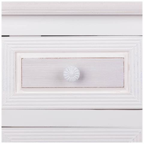 Mobile Da Ingresso In Legno Bianco 66x32x84 H - Foto 8