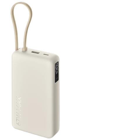 67W Power Bank 20000 Ioni di Litio 20000 mAh Sabbia - Foto 5