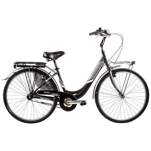Bici Alluminio Da Donna Misura 26 X 1,75 Bicicletta Linea Venere City Bike Senza Cambio 1v Completa Di Accessori Luci A Led - 40 Nero Opaco - Foto 1