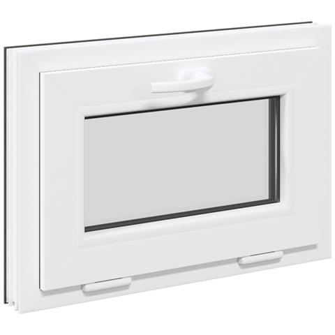 Finestra per Soffitta RISOR 60 x 40 cm PVC e Vetro Antracite - Foto 1