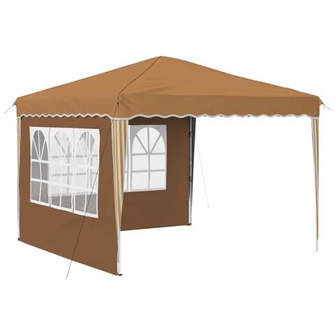 Tenda per feste a pop-up 288 x 288 x 245 cm Beige - Foto 1