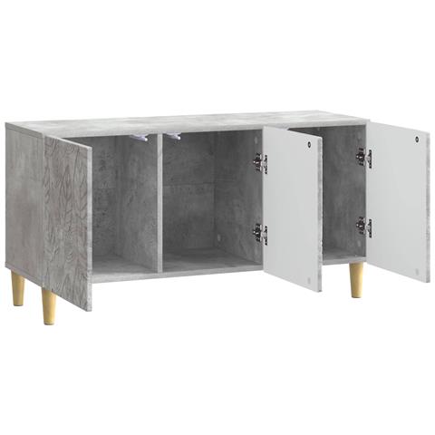 Mobile TV 99 x 34,5 x 50 cm Grigio Cemento Legno ingegnerizzato - Foto 2