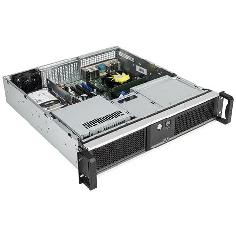INDUSTRYline R5224 Intel® Core™ i5 i5-14400 16 GB DDR5-SDRAM 500 GB SSD Windows 11 Pro Telaio montato a rack PC Nero - Foto 1