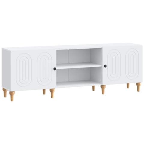 Mobile TV Bianco 150 x 31 x 50 cm Legno ingegnerizzato - Foto 1