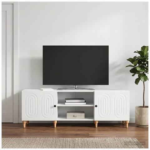 Mobile TV Bianco 150 x 31 x 50 cm Legno ingegnerizzato - Foto 2