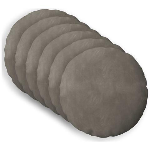 Cuscino con cuscino HEERLEN 6 pz Grigio Chiaro Velluto - Foto 1