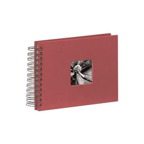 Fine Art spirale bordeaux 24x17 50 pagine nere 90154 - Foto 2