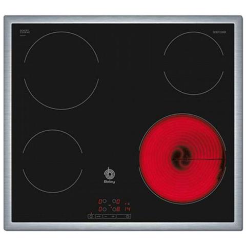 Piano Cottura S0407650 Elettrico 4 Zone Cottura da 60 cm Colore Nero - Foto 6